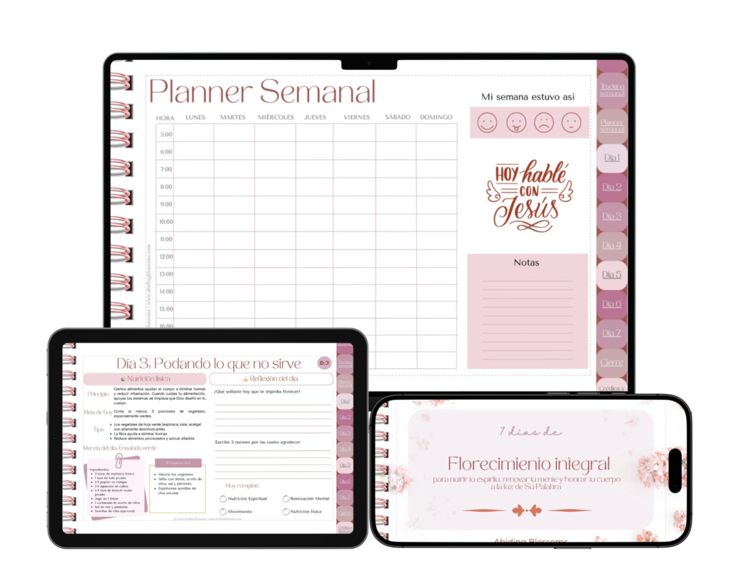 Workbook 7 días de florecimiento integral - lectura para mujeres